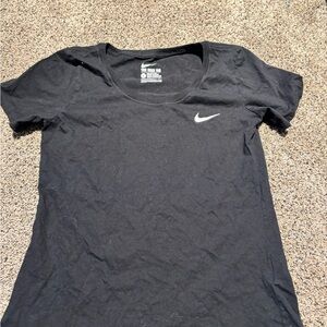 Nike Black Fitted Short Sleeve Tee